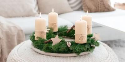 Adventkranz Workshop bei Irene